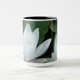 Caneca Travesseiro decorativo de Lotus Branco