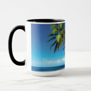 Caneca Travesseiro decorativo de praia exótico