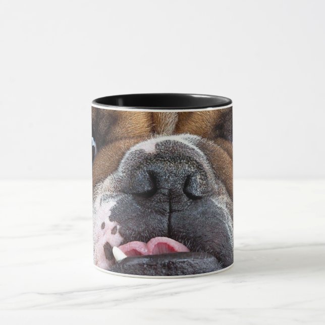 Caneca Travesseiro decorativo Inglês Bulldog (Centro)