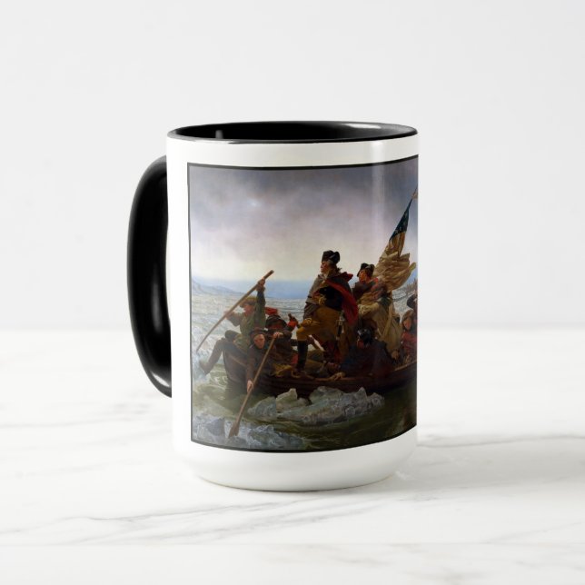 Caneca Travessia do Delaware 1776: General George Washing (Frente Esquerda)