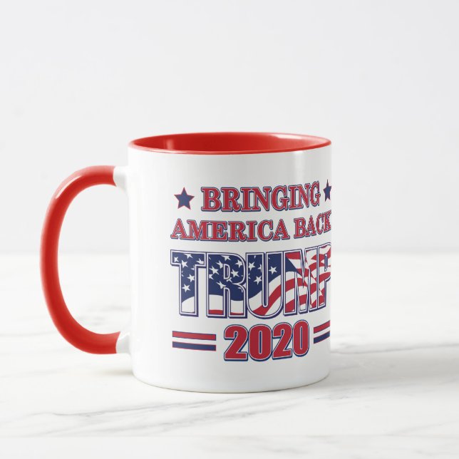 Caneca Trazendo a América de volta em 2020 (Esquerda)