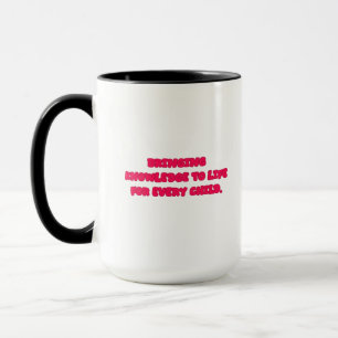 Caneca Trazendo Conhecimento à Vida Para Cada Criança Pro