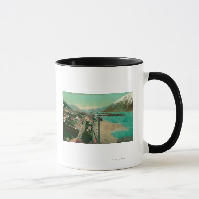 Caneca Treadwell, AK e Douglas City e Juneau em (Direita)