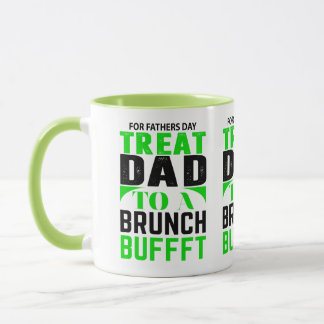 Caneca Treat Dad To A Brunch Buffet Father's Day Mug