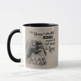 Caneca Trecho bonito do retrato de Pekingese