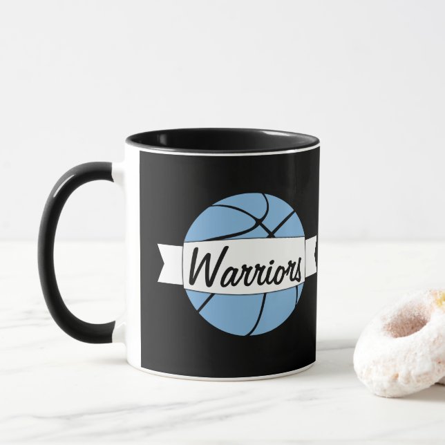 Caneca Treinador de Nome de Equipe Personalizada Carolina (Com Donut)
