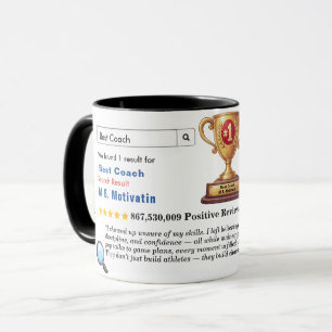 Caneca Treinador Melhor Personalizado Divertido
