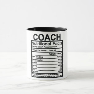 Caneca Treinar Fatos Nutricionais