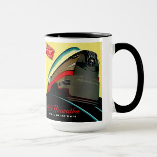 Caneca Trem aerodinamizado Hiawatha do vintage