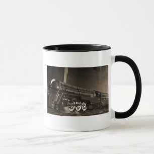 Caneca Trem central do art deco do vintage de New York