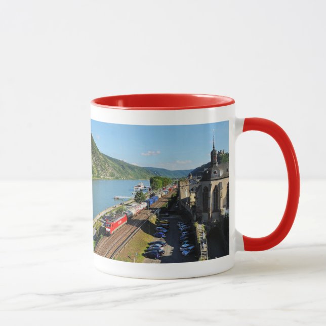 Caneca Trem de carga em Oberwesel (Direita)