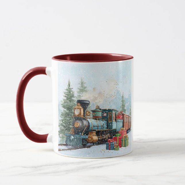 Caneca Trem de Natal (Esquerda)