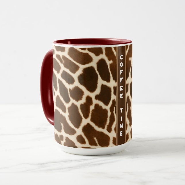 Caneca Trendy Elegant Cow Faux Leather Collection (Frente Esquerda)