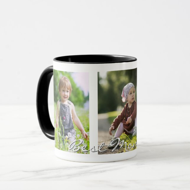 Caneca Trendy Modern Mother Best Mom Ever Keepsake  (Frente Esquerda)