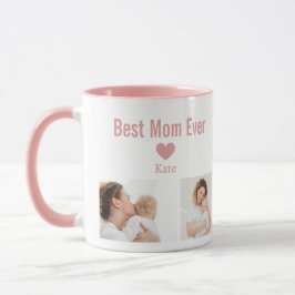 Caneca Trendy Modern Mother Best Mom Ever Keepsake 