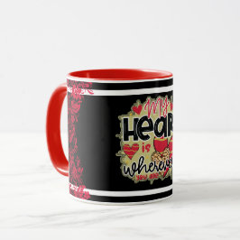 Caneca Trendy My Heart Dia de os namorados Mug
