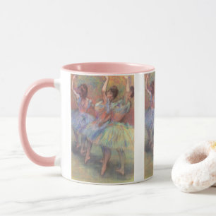 Caneca Três Dançarinas de Edgar Degas, Arte de Balé Antig