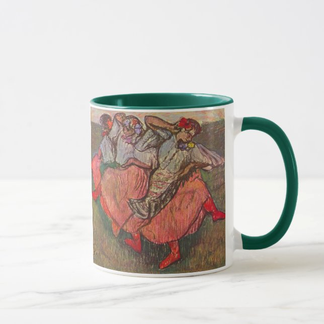 Caneca Três dançarinos russos por Edgar Degas (Direita)