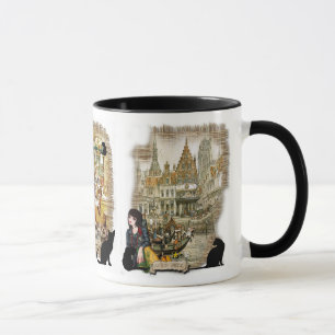 Caneca Três designs Anton Pieck