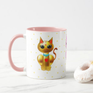 Caneca Três gatos bonitos