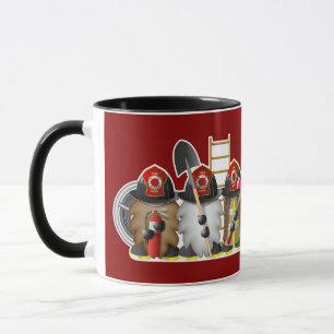 Caneca Três Gnomos Bombeiros