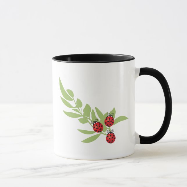 Caneca Três joaninhas afortunados (Direita)