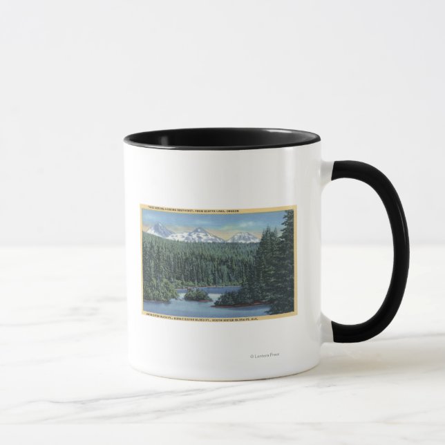 Caneca Três Montanhas Irmãs Perto da Benda, OU de Scott (Direita)