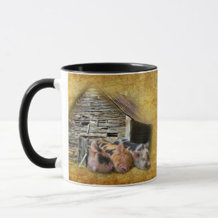 Caneca Três Pequenos Porcos No Barão Russo Narrando