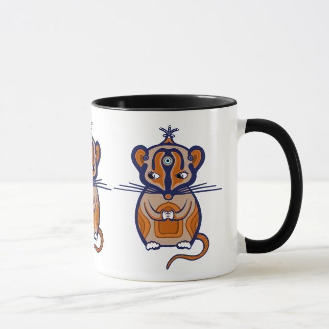 Caneca Três Ratos Marrons (Direita)