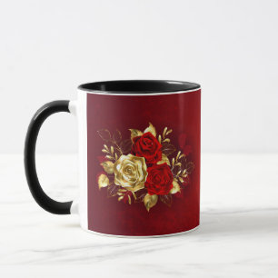 Caneca Três Rosas de joalharia