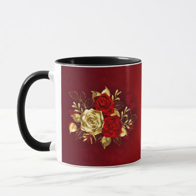 Caneca Três Rosas de joalharia (Esquerda)