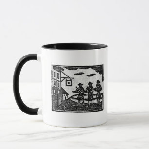 Caneca Três violinistas, 'de umas baladas de Roxburghe d