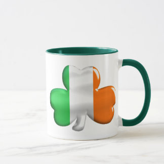 Caneca Trevo irlandês da bandeira