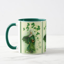 Caneca Trevos verdes irlandeses do dia de St Patrick
