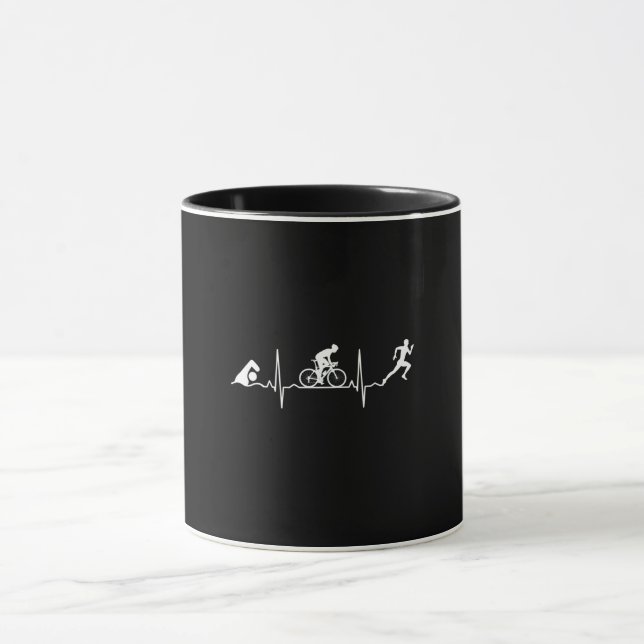 Caneca Triathlon - Triathlon Heartbeat (Centro)