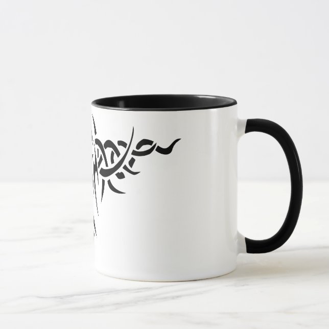 CANECA tribal do design do tatuagem (Direita)