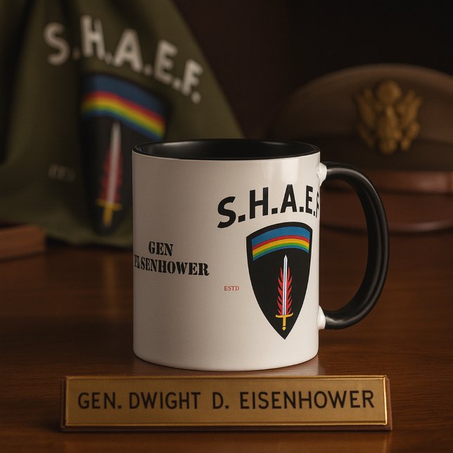 Caneca Tributo SHAEF Personalizado  (SHAEF Tribute Personalized Coffee Mug)