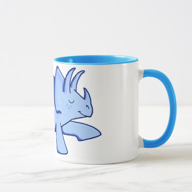Caneca Triceratops azul (Direita)