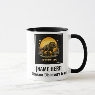Caneca Triceratops Dinossauro Pré-Histórico Lua