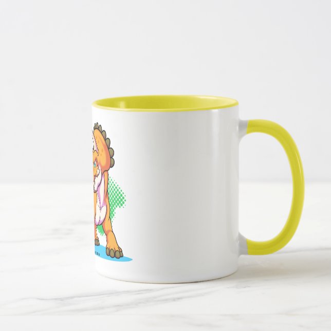 Caneca Triceratops do bebê (Direita)