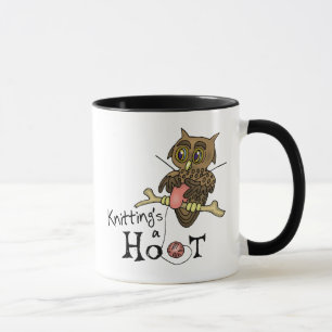 Caneca Tricô De Coruja