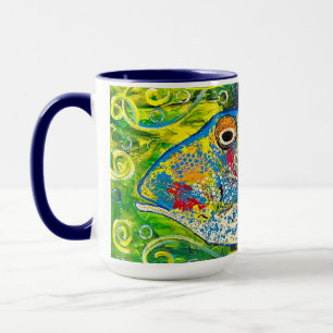 Caneca Trigger Fish Mug Blue