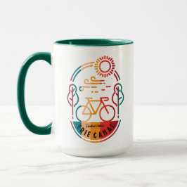 Caneca Trilha de Bike do Canal Erie Retro