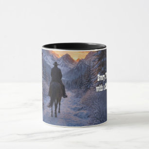 Caneca Trilha Inspiradora do Faroeste Cowboy
