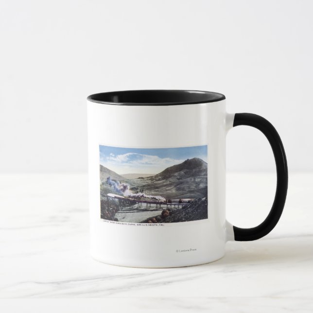 Caneca Trilho limitado, Curva de ferradura (Direita)