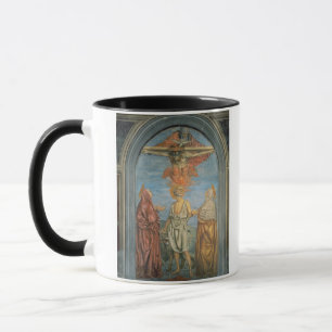 Caneca Trindade santamente com St Jerome (fresco)