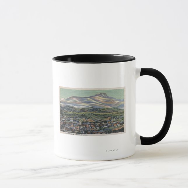 Caneca Trinidad, Colorado - Pico e Cidade de Fisher (Direita)