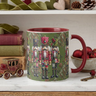 Caneca Trío de Cascanueces Navideños con Parche Mágico