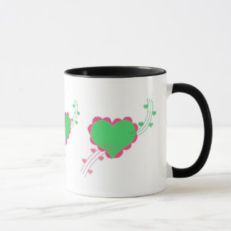 Caneca Trío de Corações