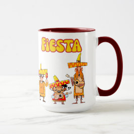Caneca Trío de Festa de Feriado Fiesta